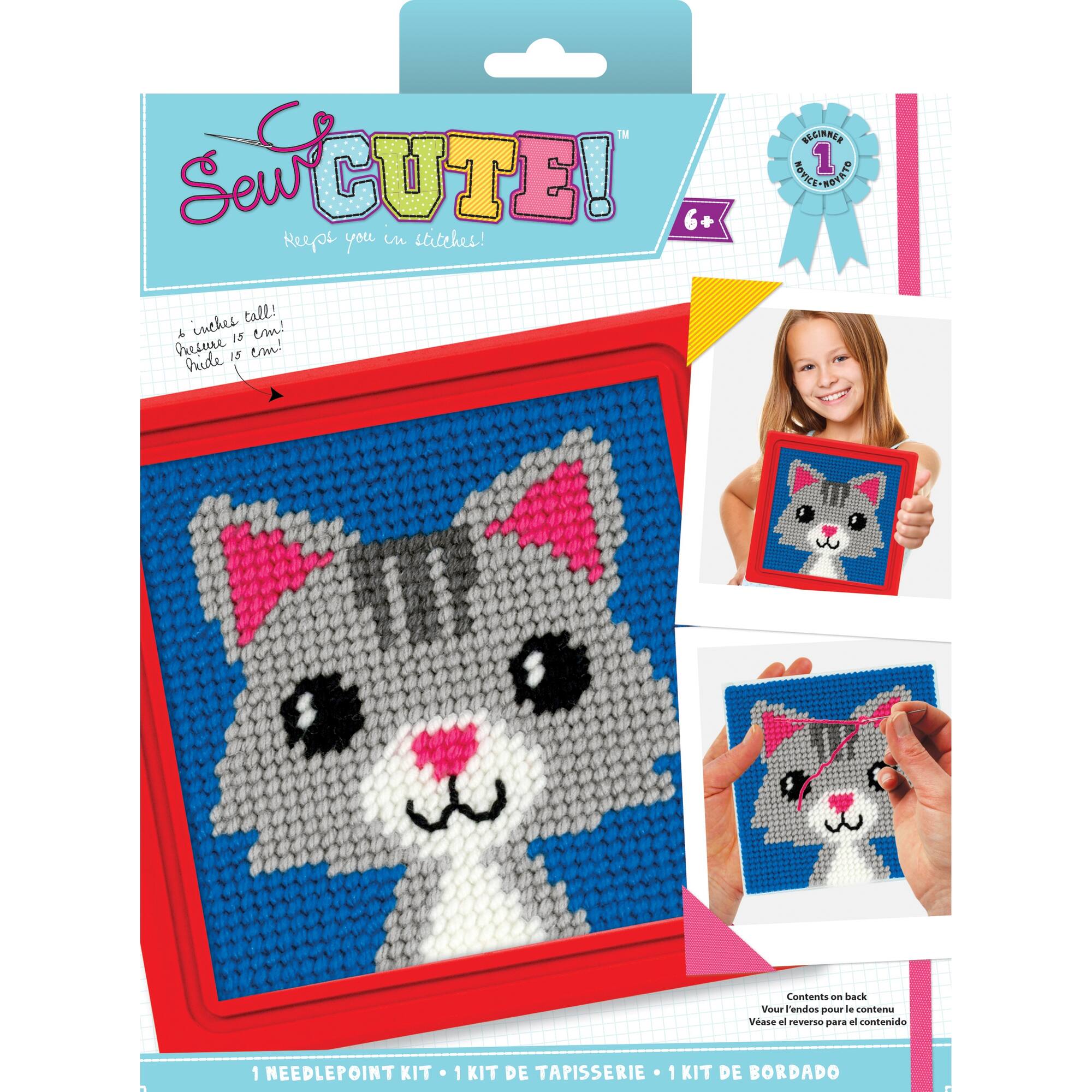 Sew Cute!™ Lola Cat Needlepoint Kit